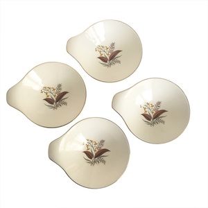 Vintage EDWIN KNOWLES Harmony Mid Century Modern Lugged Sauce Dessert Bo…